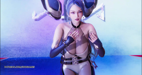 3D-Hentai Games: KDA - Více striptýzu Ahri Akali Evelynn Kaisa Kda Seraphine všechno