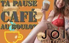 Votre pause-café au travail. Coaching masturbatoire, dirtytalk et compte à rebours