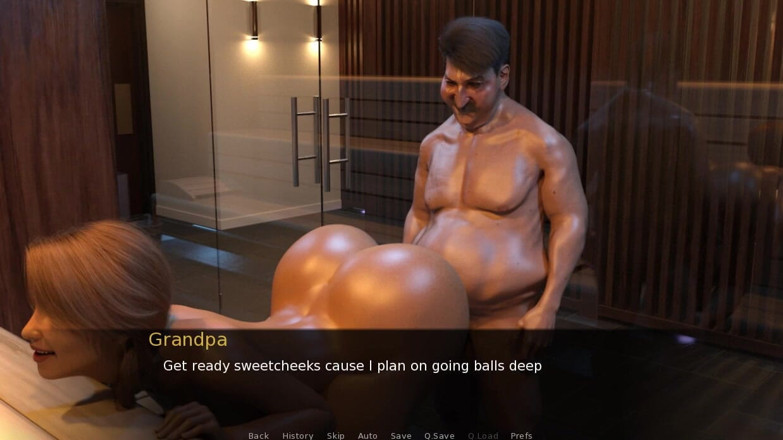 XXX Games Bunk: Lawatan atuk - G'sv - Permainan - Main Peranan - Sauna - Bertiga