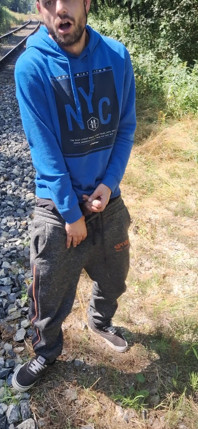 I Am Cumming on Railway Tracks