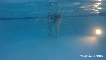 BBW Pleasures: SSBBW walk and swim in pool