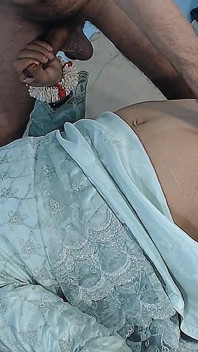 His Fingers Traced the Curves of His Girlfriend's Vagina as He Stroked Her Hot Pussy with His Rock-hard Cock