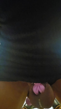 Sissygasm!! Sissy Crossdresser All Locked up in Cute Pink Chastity Cage with Realistic Clit Hole, She Cums Like a Slut