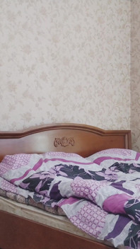 In my bedroom, my girlfriend undresses and shows herself to me