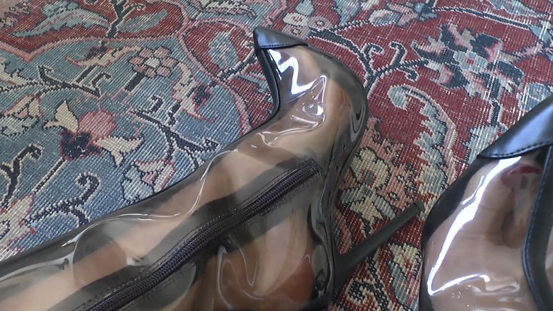 Lady Victoria Valente: 내 가게 창 부츠에 정액, POV, JOI, 레이디 빅토리아 발렌테