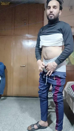 Rajasthani-old-lover: Indian Man Show Penis with Live Performance with Friends