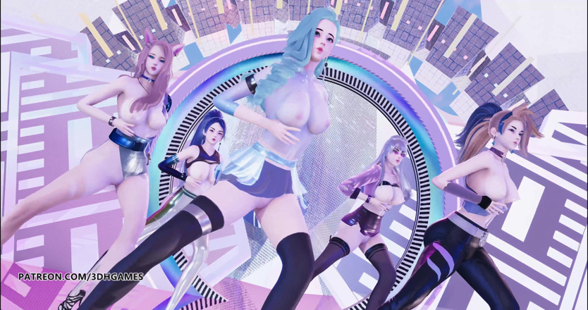 3D-Hentai Games: [MMD] Aespa - kda si cewek seksi mamba kulit hitam lagi...
