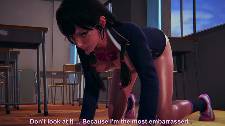 Waifu club 3D: College girl gets fucked in the ass after class