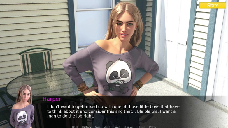 3D Cartoon Porn: Erotica 9 - ren พา Harper กลับบ้านและเย็ดเธอในหลายท่า