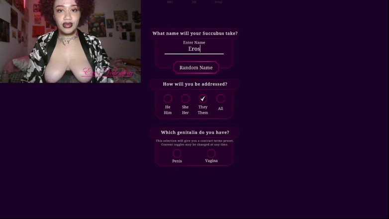 Eros Valentine: Ftm Masturbation Gaming Live-stream