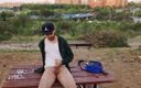 Xisco Freeman: Jerking off with good view from that park