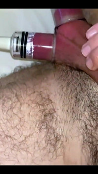 CBT Extreme Pain Pumped Balls Cum