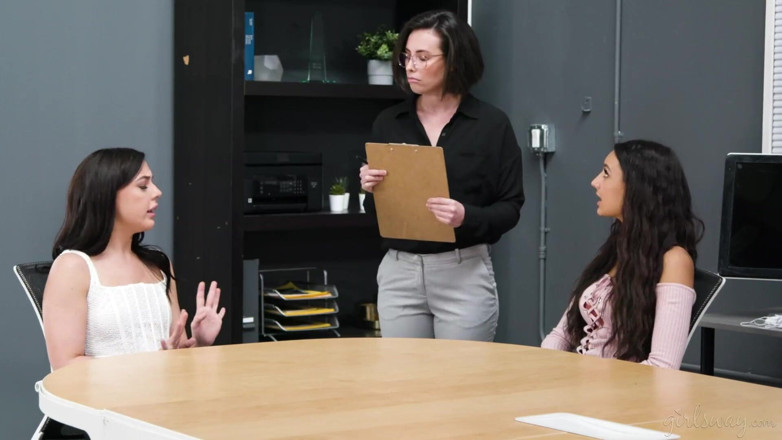 Girlsway: Girlsway - Whitney Wright and Eliza Ibarra Fake Lesbian Love for...
