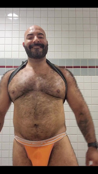 Man in Bathroom