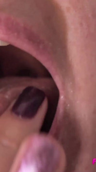 MILF Opened Mouth with Cumshot in It, She Says She Loves It and Swallow It