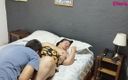 Mommy&#039;s fantasies: Лизание киски - толстую зрелую женщину трахает в постели молодой гость ее пасынок