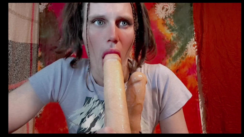 SissyFemboySumisa: Babytgirl94, entraînement, gorge profonde, grosse bite, bâillon