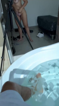 Curvy MILF Hotel Staff: Unexpected Jacuzzi Encounter & Bed Session