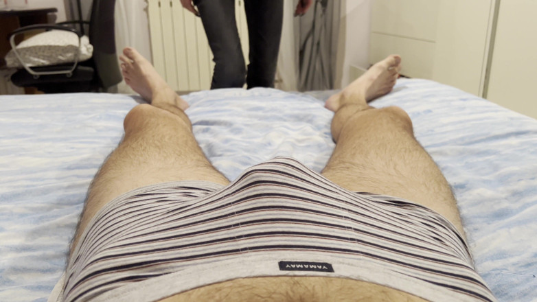 Nofaceblonde: Iubita mea mă ajută să ejaculez labă rapidă frumoasă cu...