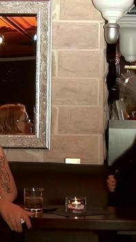 Wild Tattooed Blonde Gets Fucked Hard in Bar and Bed