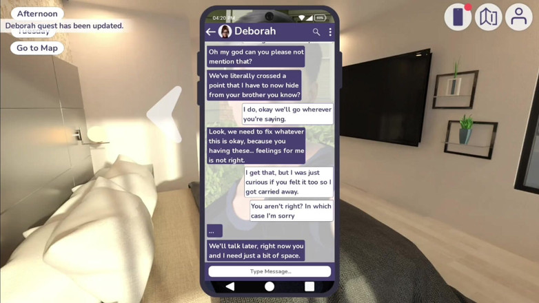 Deshi lover: Joc cu poveste fantezie 3D cu simularea personajelor virtuale, partea 7
