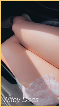 Compilation - Wifey Flashing Her Tits in the Car