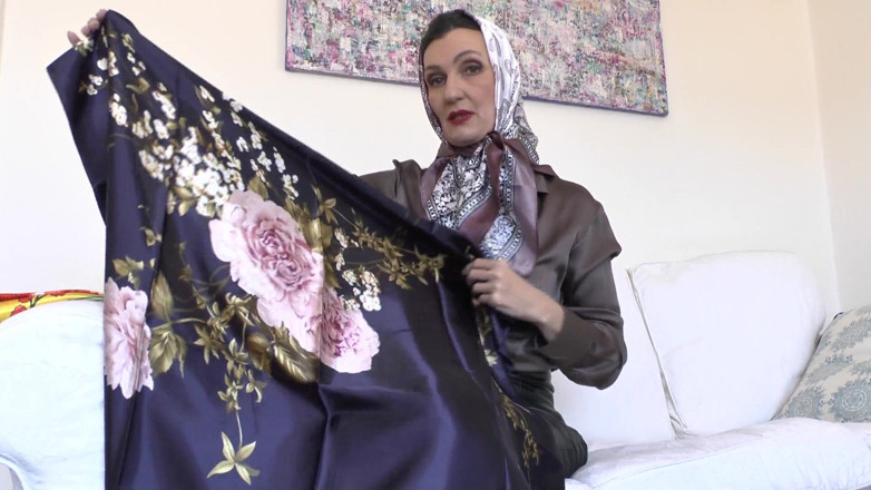Lady Victoria Valente: Exciting Satin Scarf Games! Lady Victoria Valente