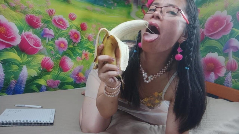 sweethanajapanese: ดูดกล้วยวิดีโอพิเศษทําให้คุณเปิด
