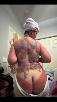 These are going to be some pretty intense tan lines once the red goes away