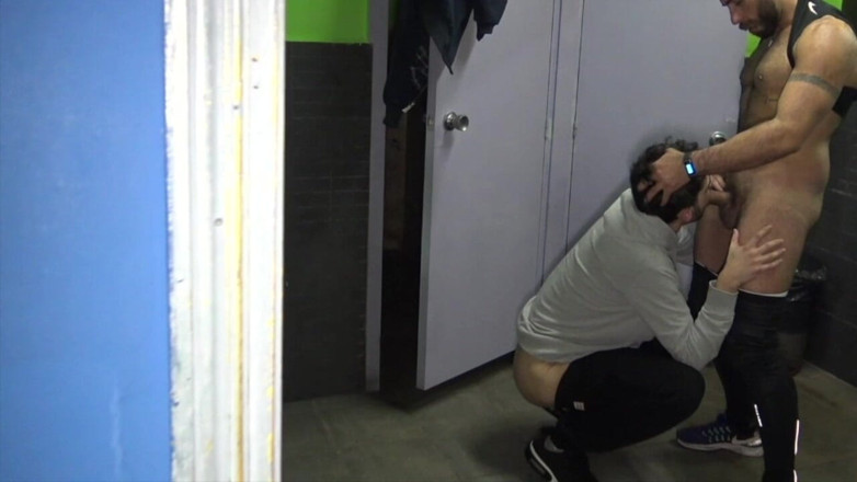 YOUNG FUCKED BY OLDER: Fucked Raw in Public Toilets