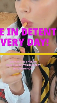 Caught in Uniform: Smoking, Teasing & Bribery