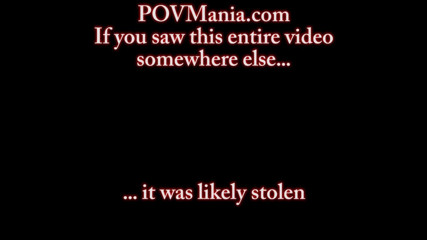 POV Mania: Hete sletterige pov pijpbeurt met Kiki Daire!!