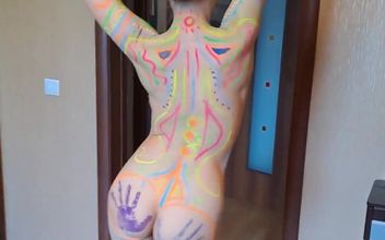 Fucked the Wild Girl in the Uv-light (+bonuces +all the Photo Set)