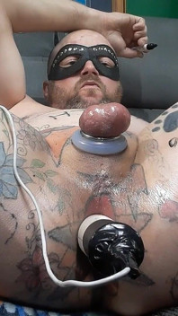 Gay Slut Ass Spread Wide and Wet