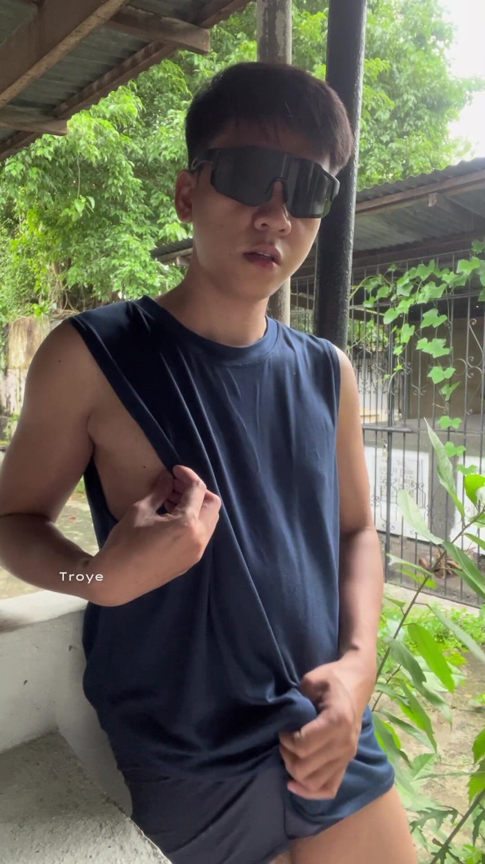 Troye_AsianPinoy: Naked Boy Outdoor Masturbation