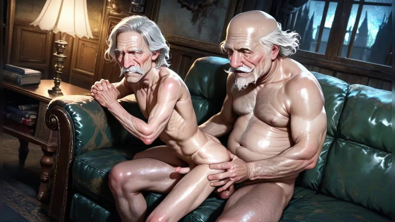 AI gay porn: Старий трах вночі