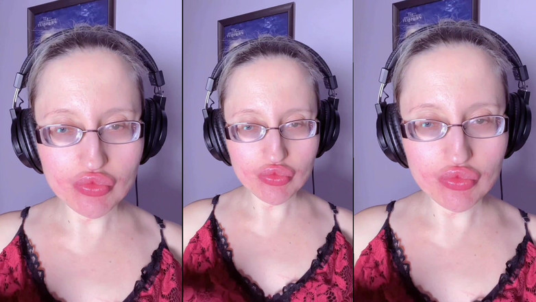 FinDom Goaldigger: Asmr Ăn kẹo răng - Asmr, kính mắt, gianess, son môi, môi...