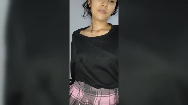 homemadeteen18: She Asks Me to Caress Her Perfect Tits, Her Nipples...