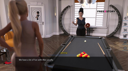 3D Cartoon Porn: Drömmar om lust - Jenna skakar Alexs kuk framför sin hyresvärdy