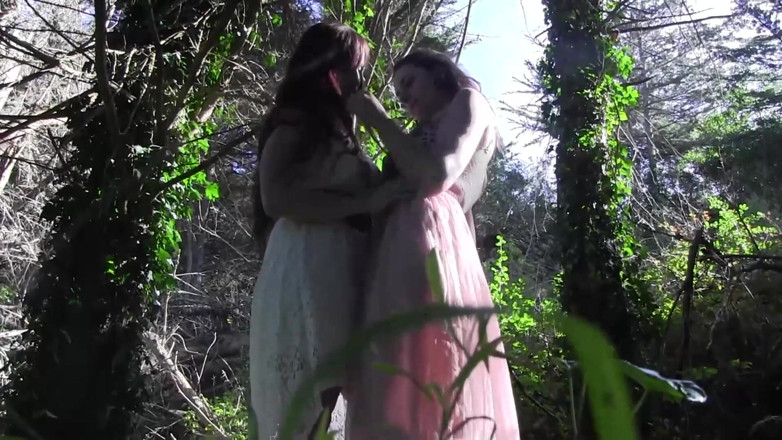 Lesbian Illusion: Outdoor lesbian action exciting to watch