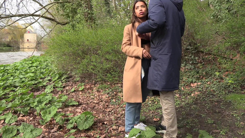 Latin Trans: Min slyna Aleyda suger mig på besök i Brygge