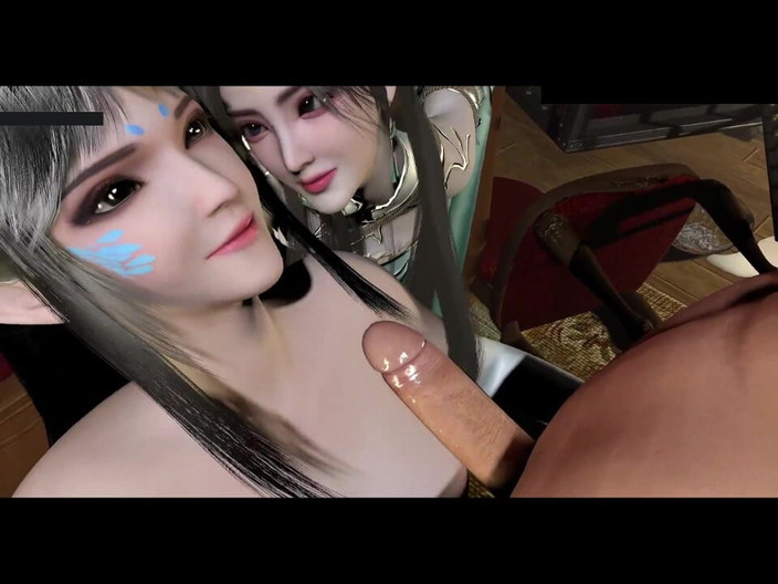 X Hentai: Pixeli cu cururi delicioase: Zeița 3D Awakes - animație 3D Hentai