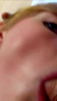 Horny ginger teen Novolyantseva gets fucked in the ass by stepfather after an argument