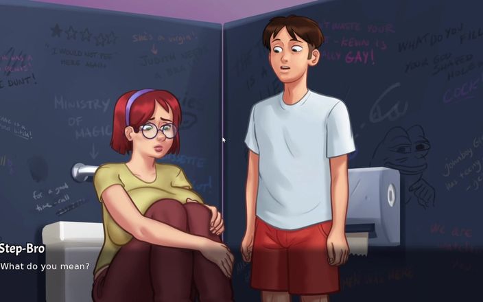 Porn Games: Порівняння величезних цицьок - геймплей summertime saga