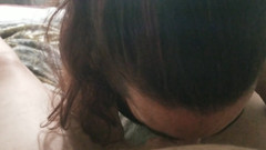 LittleSweetFeet: POV Blow Job with Swallow, He Can't Handle When I...