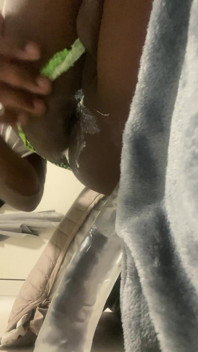 Black Solo Anal Sliding Green Jockmail Thong to the Side