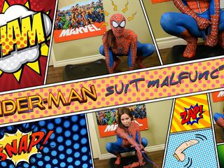 ImMeganLive: Örümcek adam takım elbisesi arızası - immeganlive