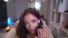 Cissy Glitter: Ich lecke und spiele mit meinem schmutzigen höschen