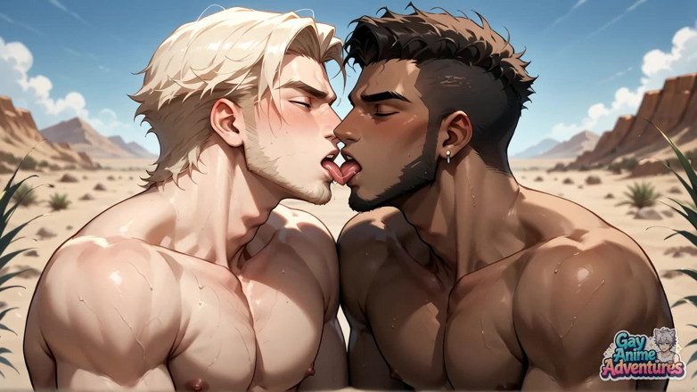 Gay Anime Adventures: Giải phóng cơn sốt của Sahara với soiree làm tình đồng...