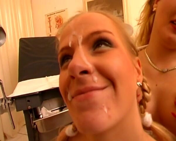Deutsche Madchen: German Girl and a Horny Nurse Pleasing a Big Cock...
